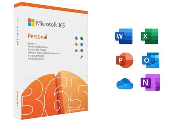Microsoft Office 365 Personal / 1 Year Subscription / Fully Packaged P ...