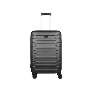 Highlander Cabana ABS 4-Wheel Spinner 65cm Luggage - Black