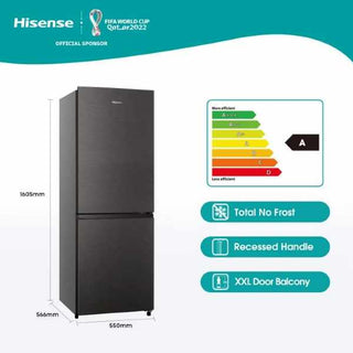 Hisense 223L Fridge Freezer H310BIT Metallic