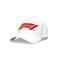Formula One Large Logo Baseball Cap White