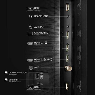 Hisense 55" E7N 4K UHD Smart QLED TV with Quantum Dot & Dolby Vision