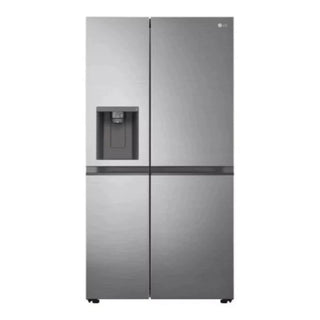 LG 617L Platinum Silver LG Fridge SBS W/D - GC-L257SLXL