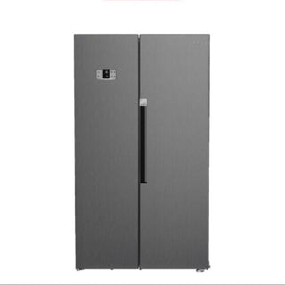 Defy 618L Side By Side Naturelight Fridge Metallic DFF538