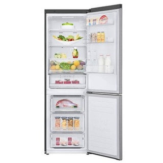 LG 374L Inverter Linear Compressor Bottom Freezer - Platinum Silver GC-B459NLXM.APZQESA