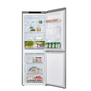 LG 301L Nett Bottom Mount Combi Fridge with Water Dispenser - Platinum Silver GC-F369NLJM.APZQESA