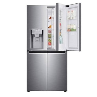 LG 570L Side by Side - Door in Door Fridge - Platinum Silver