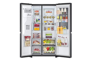LG 617L Side by Side Fridge with InstaView Door-In-Door® GC-X257CQFS
