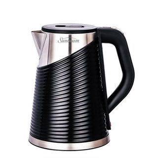 Sunbeam Black, Silver Stainless Steel 1.8 L Kettle