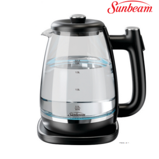 Sunbeam 1.8 Litre Deluxe Glass Kettle SDGK-3000