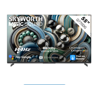 Skyworth 55” UHD QLED Google TV - 55Q7700G