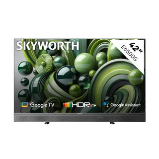 SKYWORTH 42” FHD GOOGLE TV-PORTABLE DESIGN  42E6500G