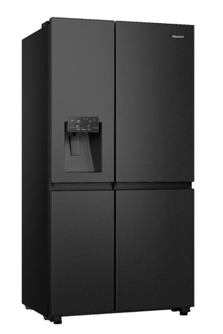 Hisense Side by Side Black 601lt Refrigerator - H780SB-IDL