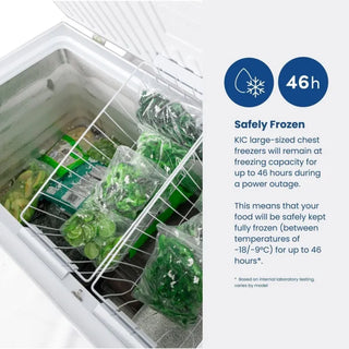 KIC 537L Chest Freezer White KCG575WH