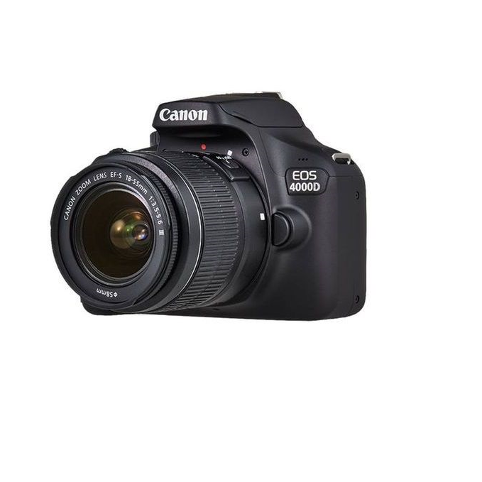 Canon 4000D 18MP DSLR Starter Bundle Black