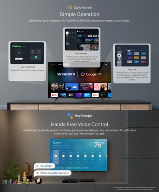 Skyworth 65SUE9350F 4K Google TV - 65"