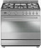 Smeg 90cm 5 Burner Stainless Steel Gas/Electric Stove - SSA91MAX9