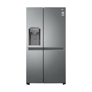 LG 610Lt Platinum Silver Side by Side refrigerator - GC-L257JLYL