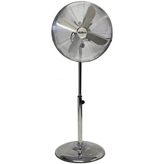 Alva 40cm Metal Pedestal Fan  Silver ACS201