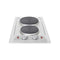 Univa Domino Hob With 2 Solid Plates Stainless Steel UDH02SS