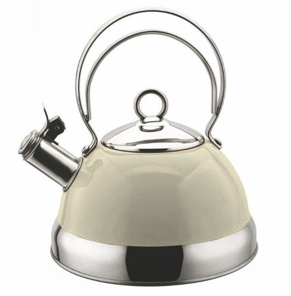 Oggi Stainless Steel Whistling Tea Kettle (Olive)