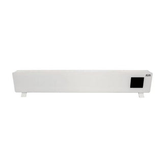 Alva Electric Freestanding Glass Design Heater (White)