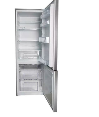 KIC Combination Fridge Freezer Metallic 314L KBF 635/2 ME