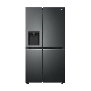 LG 611LT Matt Black Steel Side by Side Refrigerator  GC-L257SQSL.AMCQESA