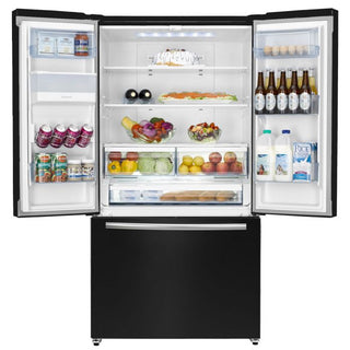Hisense 536L Black Stainless Steel French Door Fridge - H720FSB-WD