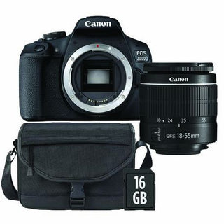 Canon EOS 2000D 24.1 MP Starter Digital Camera Kit, Black