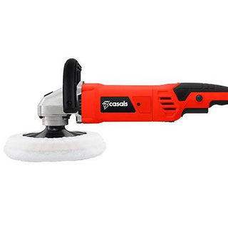 Sander Polisher With Auxiliary Handle Plastic Red 180mm 1200W