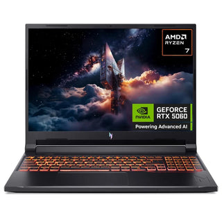 Acer Nitro V 16S AMD Ryzen R7 240 16GB 1024GB  16" WUXGA 180Hz  NVIDIA® GeForce RTX™ 5060 8GB GDDR7  Windows 11 Home AI - Black