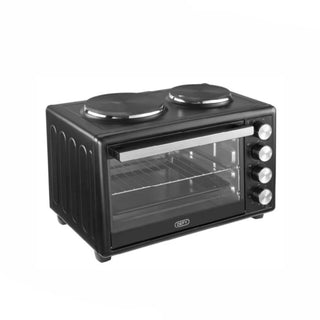 Defy - 30 Litre Mini Oven with 2 Hot Plates - Black MOH9328B