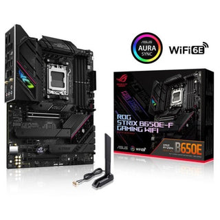 ASUS ROG STRIX B650E-F GAMING WIFI AMD B650 Ryzen Socket AM5 ATX Desktop Motherboard