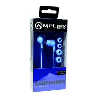 Amplify Pro Jazz series earphones  AMP-1002-BK / BL /RD