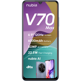Nubia V70 Max Galactic Grey 128GB Dual Sim