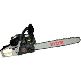 Ryobi 45 CC 2-Stroke Cordless Petrol Chainsaw 455mm Cutting Length Powerful and Ergonomic Tree Felling Tool CS-4518