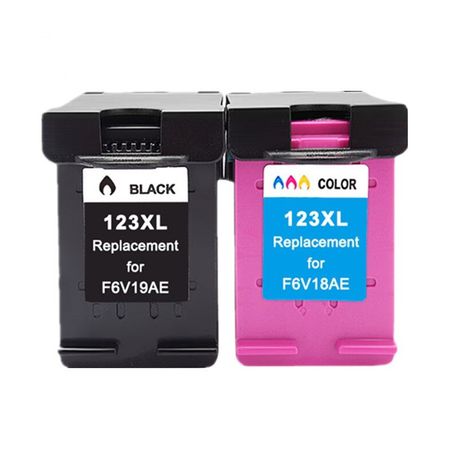 HP 123XL Black & Tri Colour Ink Cartridge Combo - Compatible