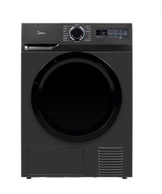 MIDEA 8KG  FRONT LOADER HEAT PUMP DRYER TITANIUM MD110H80-T