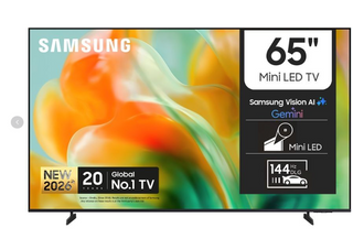 Samsung 65" M80H 144Hz MiniLED AI Smart TV with 4K Upscaling & MotionX UA65M80HAUXXA