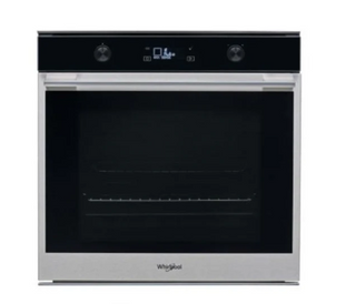 Whirlpool 60cm built-in electric oven inox colour self cleaning W7OM54H