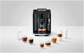 Jura E8 Automatic Bean To Cup Coffee Machine Piano Black