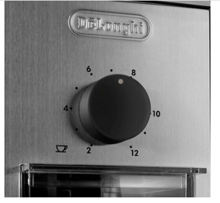 Delonghi - Burr Coffee Grinder Stainless Steel - KG89