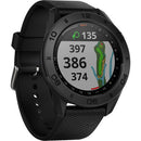 Garmin Approach S60 Golf Watch - Black with Black Silicone Band