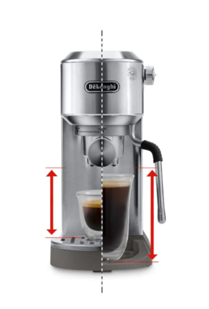 Delonghi Dedica Duo Stainless Steel Coffee Machine - EC890