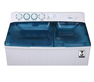 Midea 18KG Twin Tub Washing Machine - MTG01W180-W