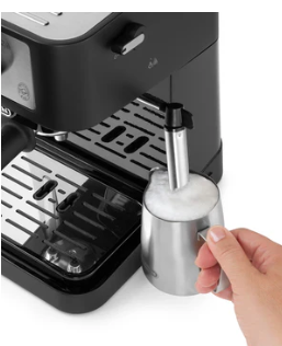 Delonghi - Stilosa Manual Pump Espresso Coffee Machine - EC260.BK