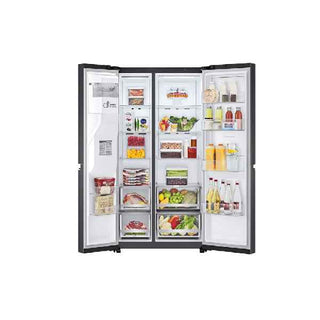 LG FRIDGE SXS 762LT W&I DISP.MATTE BLACK STEEL GC-J307CQFS.AMCQESA