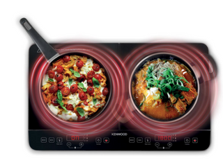Kenwood - Double Plate Induction Cooker Black - IDC06.000BK