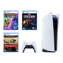 PS5 Disc Edition With Spider-Man MM, Ratchet&Clank And Sniper Ghost Warrio