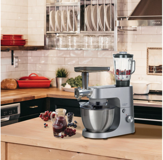 Kenwood - HomeBake Stand Mixer + Mincer & Blender 1000W - KHH01.220SI